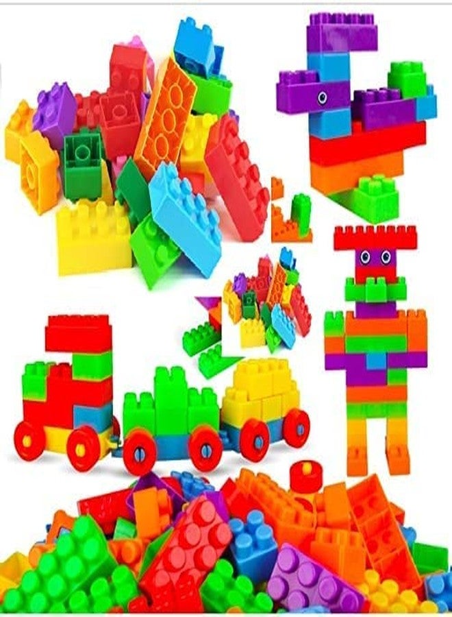 PULSBERY Building Blocks for Kids - 200Pcs Blocks Creative Construction Set Toy with Wheels for Kids Educational Preschool Learning Toys for 3-8 Years Old Kids Boys & Girls (Building Blocks) - Image 2